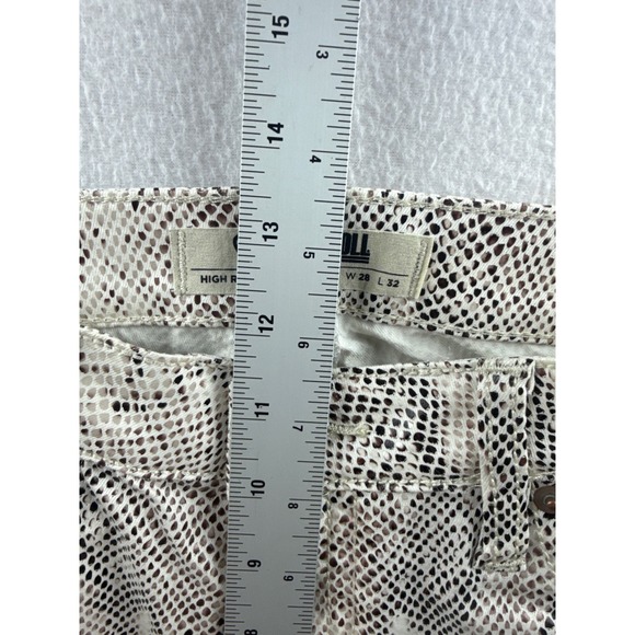 Rock & Roll Denim Women's High Rise Flare Snake Print Jeans 28x32 - Picture 12 of 12